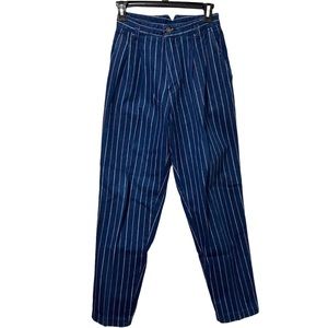 Vintage 80s Shades Pinstripe High Rise Jeans